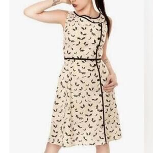 Folter Y2K Web of Darkness Bats Halloween Dress Large Goth WhimsyGoth